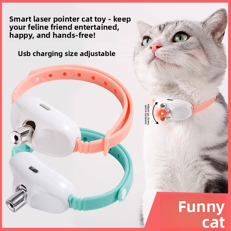 Smart Laser Pet Collar Toy