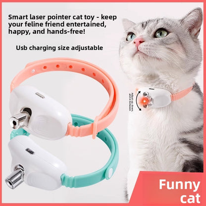 Smart Laser Pet Collar Toy